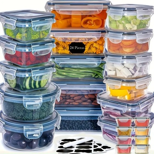 48pc airtight food storage set - 48pc,