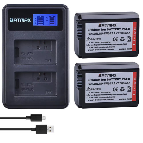 2000mah fw50 camera - np-fw50,
