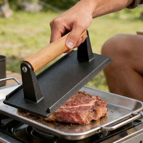 Bbq cast iron - cast, steak