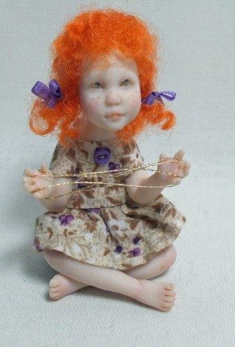 Dolls house miniature - dolls,