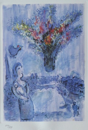 Marc chagall vase - chagall, the
