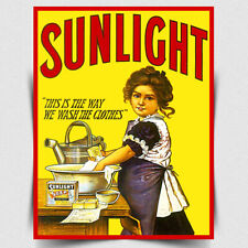 METAL SIGN PLAQUE SUNLIGHT
