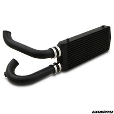 BLACK FRONT MOUNT INTERCOOLER