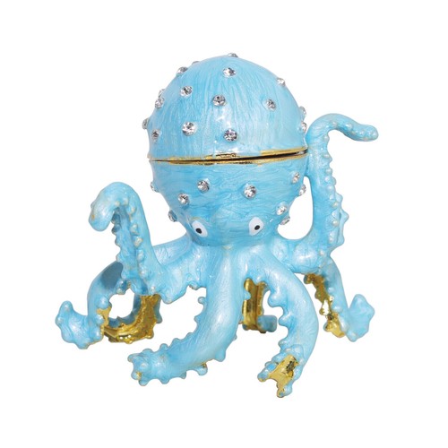 Octopus trinket box with - octopus,