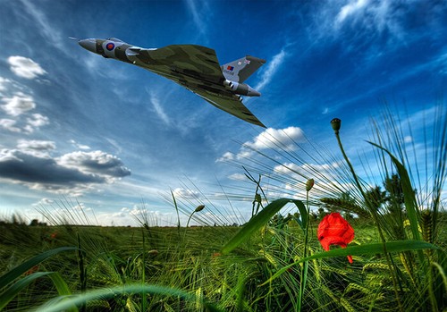 Avro vulcan xh558 over - avro,
