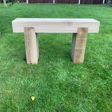 1 Seater Wooden Rustic Garden