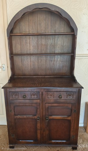 Mahogany welsh dresser with - mahogany,
