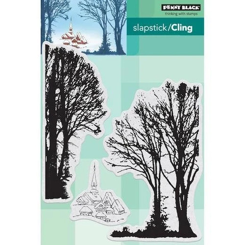 Penny black cling rubber - black,