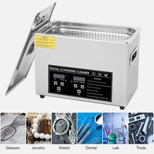 3.2L Digital Ultrasonic Cleaner Ultrasonic Bath Cleaning Tank Timer Heater