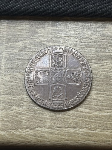 George shilling 1758 - ii,, shilling,