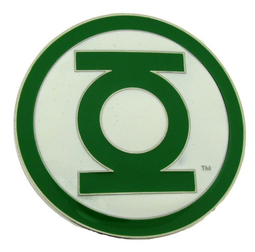 Green lantern belt buckle - lantern, dc