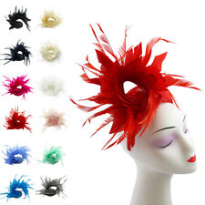 Fascinator with Flower Feather