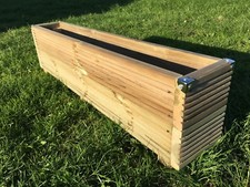 wooden garden planter 100cm