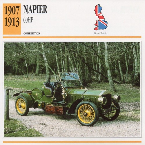 1907 1913 napier 60hp racing - napier,