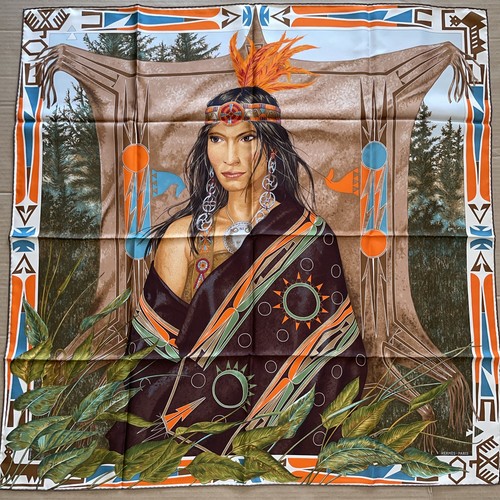 Hermes scarf silk carre - carre, 90cm
