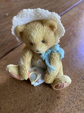 Baby Bear with Block Figurine