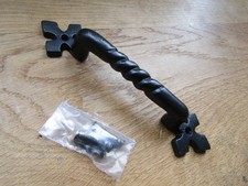 Rustic iron door pull handle