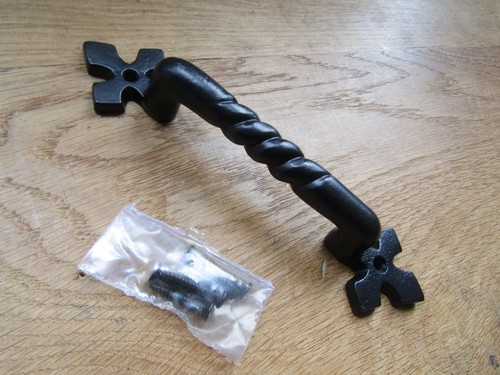 Rustic iron door - pull, handle