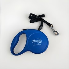 Flexi Retractable CORD Dog Lead BLUE SMALL DOG  New Classic  Design  UP TO 12KG