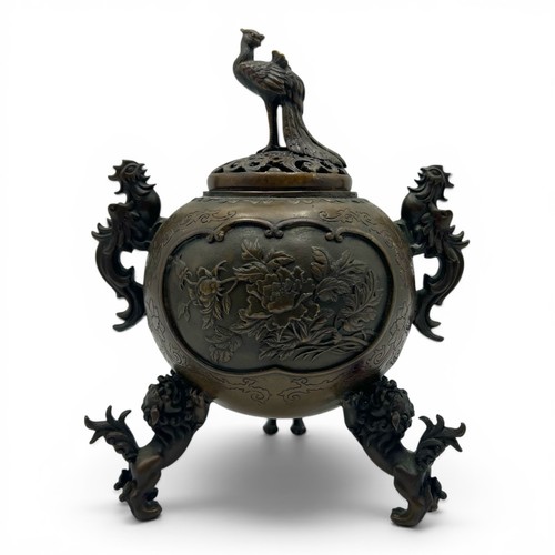 Vintage asian bronze koro - asian,