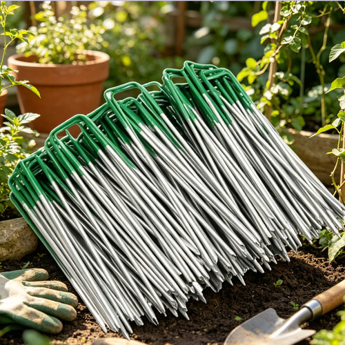 100x garden stakes - garden, u-shaped