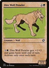 [MTG] Dire Wolf Prowler (Showcase) (325) (AFR) LP-HP