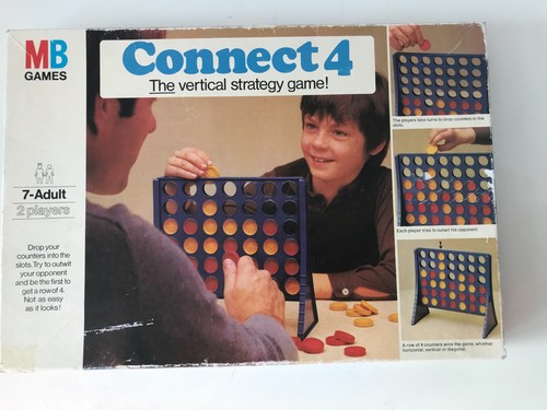 Vintage connect board game - connect, 4