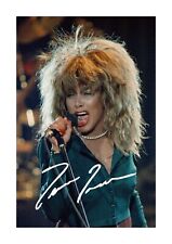 Tina Turner 6 A4 signed