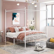Bed Canopy Frame Double Size Bed Canopy Frame Bed Poles Poster Frame Tent Frame