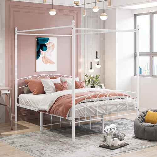 Bed canopy frame double - bed,