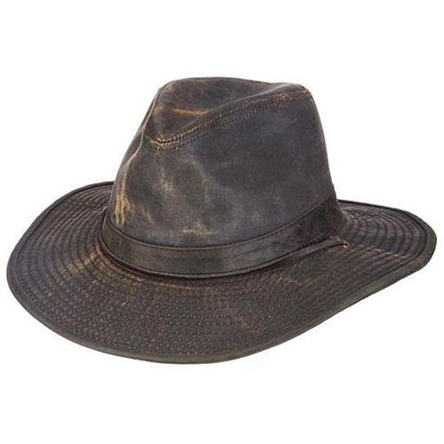 Weathered safari hat fedora - safari,