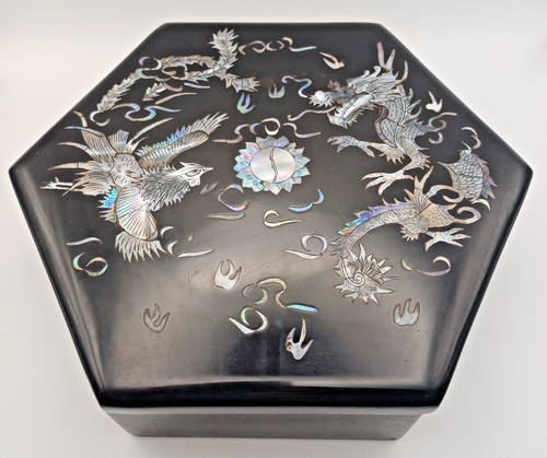 Japanese lacquer trinket boxes - japanese,