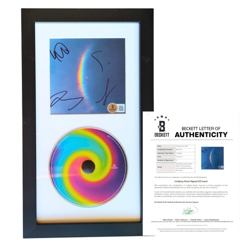 Coldplay signed moon - signed, music