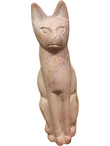 Handmade kenyan stone cat - kenyan,