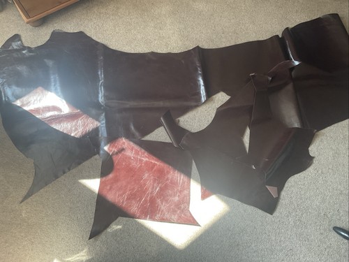 Leather offcuts and scraps - leather,