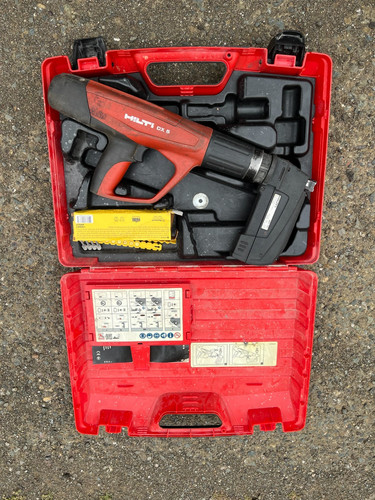 Hilti powder actuated nail gun