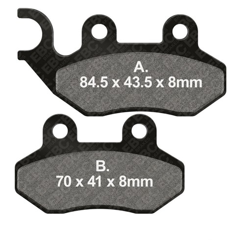 Pair pads ebc sfac264 - pair, of