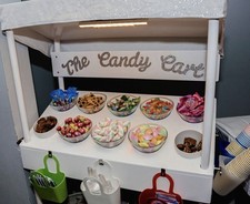 Wooden Candy Cart And All The Attachments