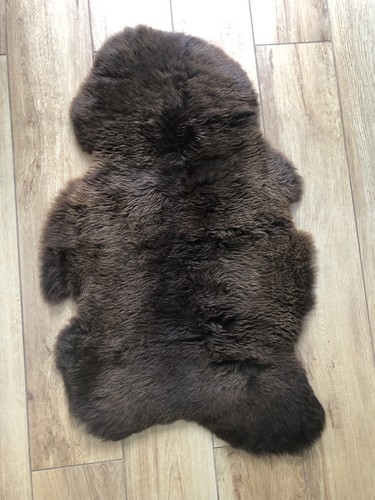 Natural fluffy dark brown - natural,