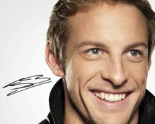 Jenson button autograph signed - jenson,