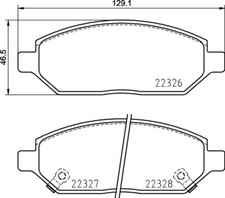 Mintex Front Axle Brake Pad