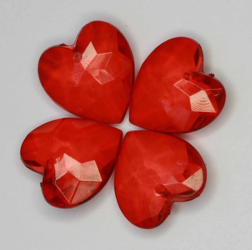 Acrylic transparent faceted - acrylic,