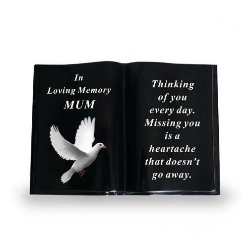 Graveside plaque memorial - plaque,
