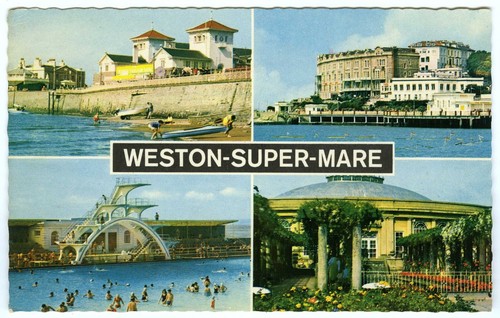 1970s postcard swimming pool - 1970s,