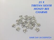 25 X TIBETAN METAL HONEY BEE