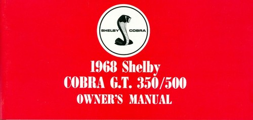 1968 shelby 350 - 1968, g.t.