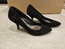 NEXT Black Suede High Heel