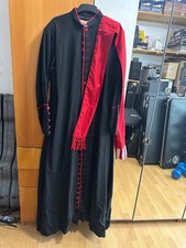 Roman black cassock - roman, red