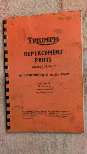Triumph replacement parts - replacement,