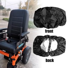 Water Resistant Mobility Scooter Seat Cover Wheelchair Elasticated Black